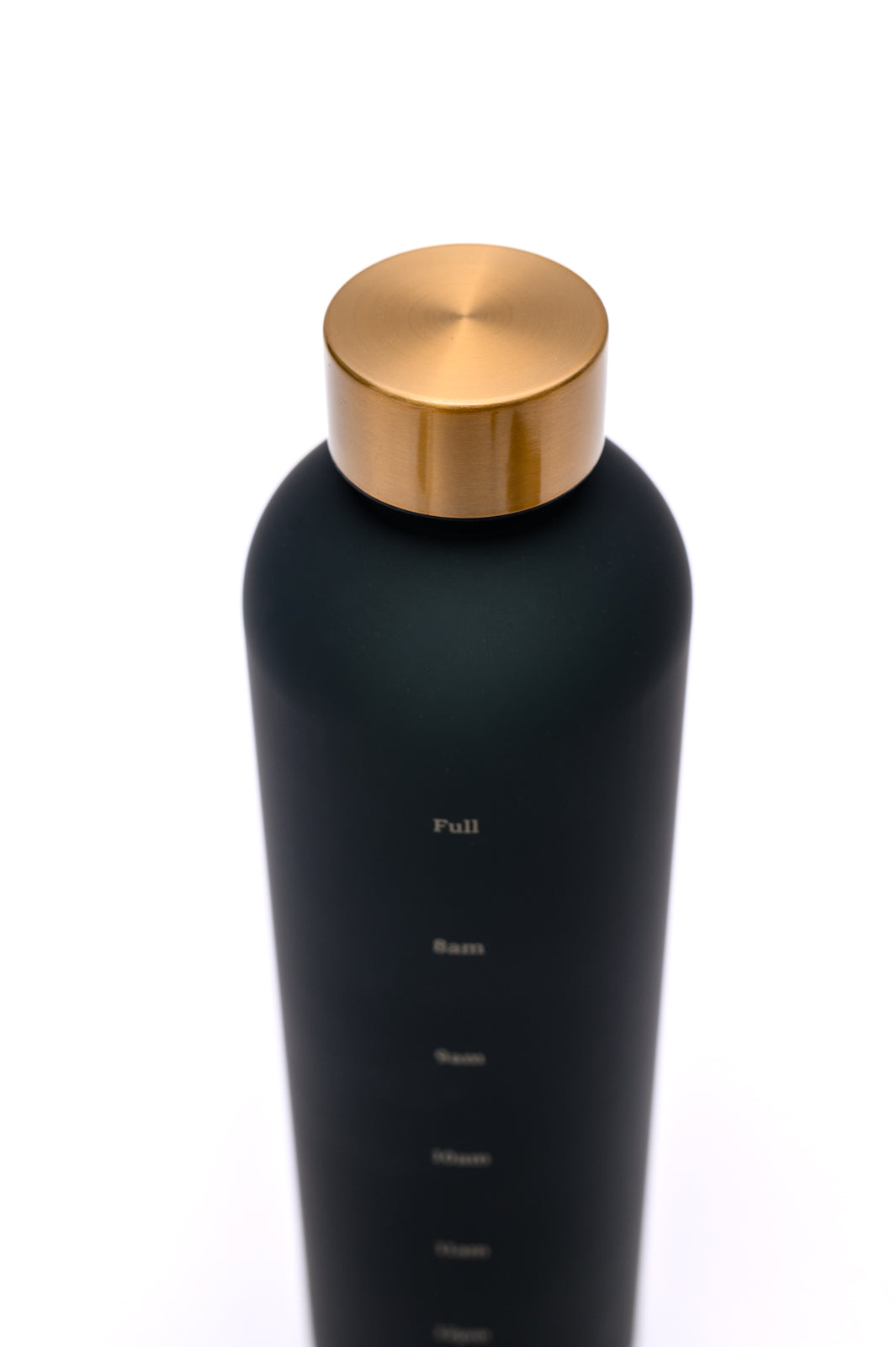 Sippin' Pretty 32oz Translucent Water Bottle in Black & Gold