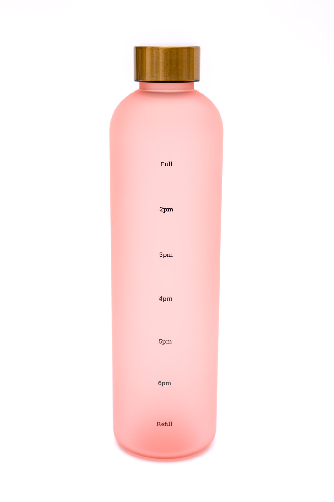 Sippin' Pretty 32oz Translucent Water Bottle in Pink & Gold