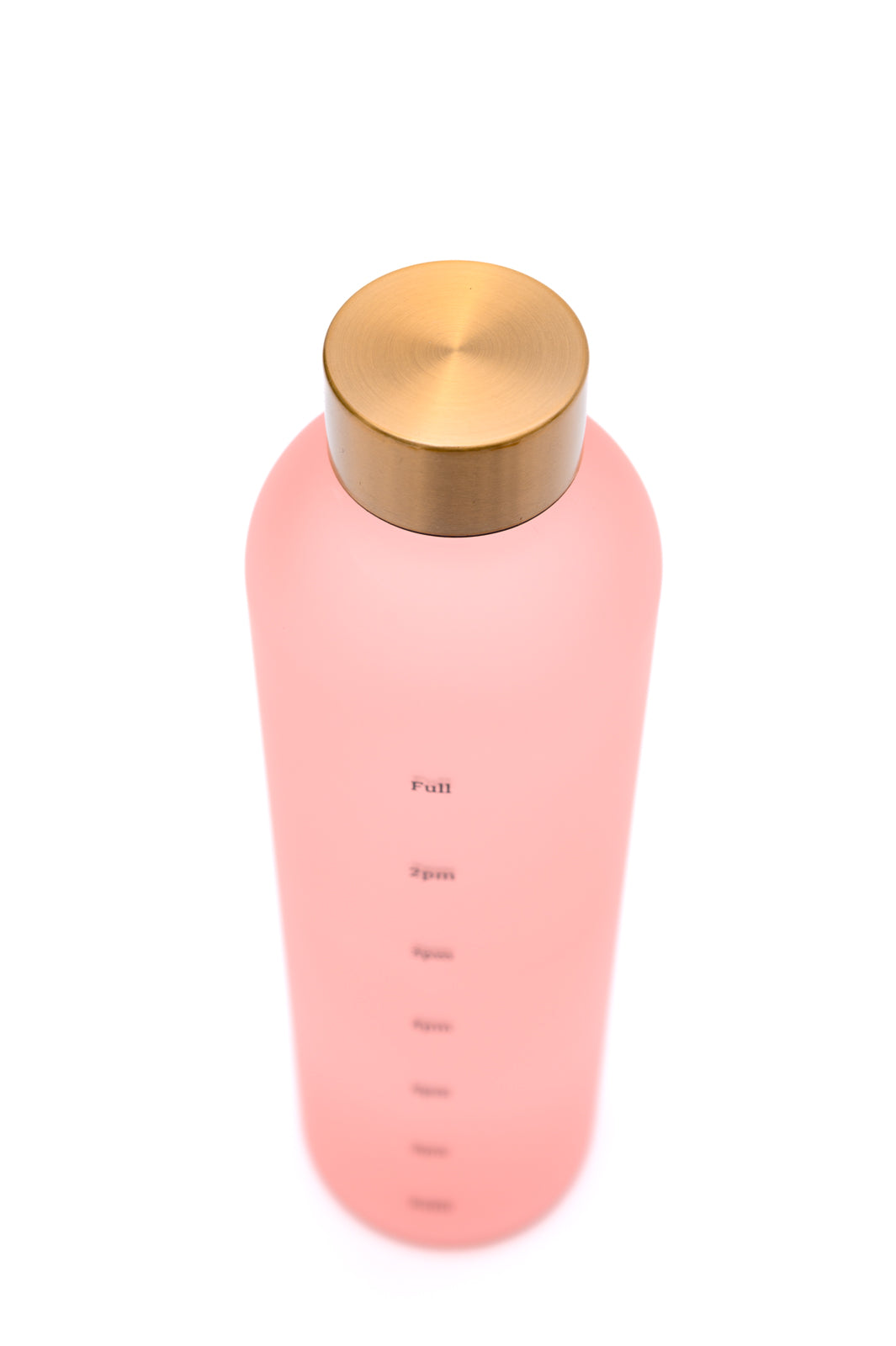 Sippin' Pretty 32oz Translucent Water Bottle in Pink & Gold